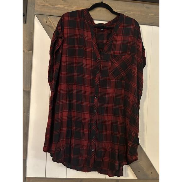 Torrid Women Brown Short Sleeve Button-Down Shirt 4X Plus - Picture 1 of 6